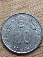Hongarije 20 Forint 1989, Postzegels en Munten, Munten | Europa | Niet-Euromunten, Ophalen of Verzenden