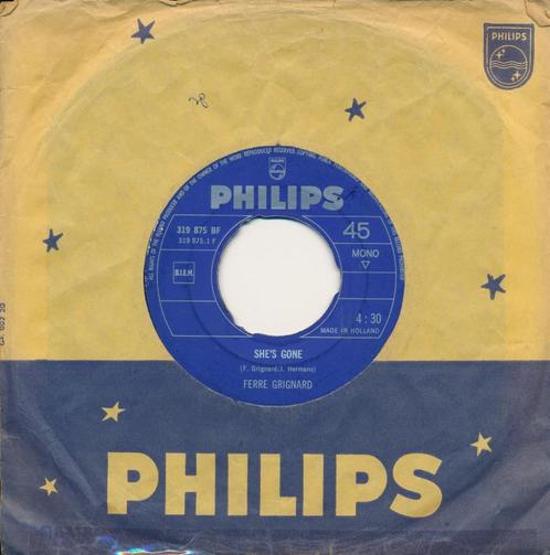 2169 Ferre Grignard - She's gone (1966), Cd's en Dvd's, Vinyl Singles, Gebruikt, Single, Pop, 7 inch, Ophalen of Verzenden
