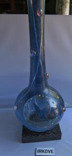 ROBUUSTE VAAS KRISTAL OP MARMER * Heel Apart! *, Antiek en Kunst, Verzenden