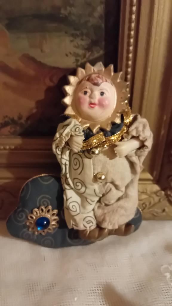 Zonnekindje op wolk, Diversen, Kerst, Gebruikt, Verzenden