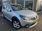 Dacia Sandero 1.6 Stepway - Airco - LMV - Goed onderhouden!, Auto's, Dacia, Stof, Gebruikt, Zwart, 4 cilinders