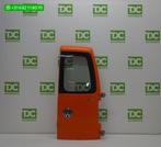 Volkswagen Caddy (03-15) Achterdeur rechts met ruit oranje, Gebruikt, Achter, Ophalen of Verzenden, Volkswagen