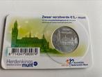 Herdenkings munt Het vredespaleis vijfje, Ophalen of Verzenden, Koningin Beatrix, Euro's