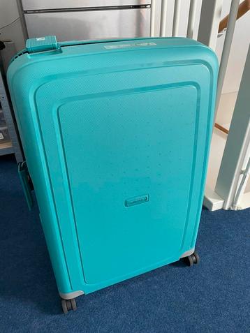 Nieuw Samsonite koffer S'cure Spinner 75cm AQUA BLUE beschikbaar voor biedingen