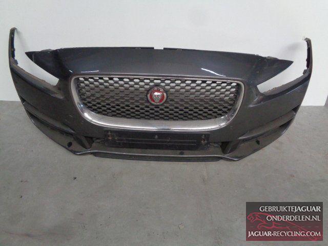 Voorbumper, gril en onderplaat Jaguar XE grijs T2N7604LML +, Auto-onderdelen, Carrosserie en Plaatwerk, Bumper, Jaguar, Voor, Gebruikt