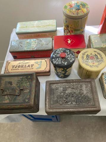 Oude Ontbijtkoekblikken en Vintage Blikken Collectie beschikbaar voor biedingen