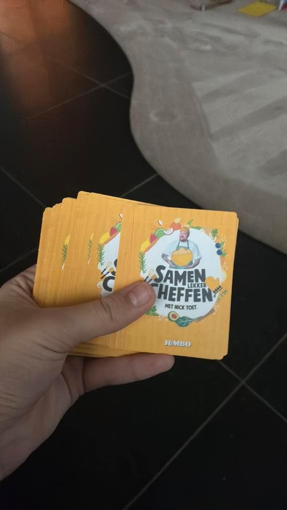 Kaartjes samen lekker cheffen jumbo spaaractie. Ook vol boek, Verzamelen, Supermarktacties, Jumbo, Verzenden