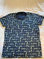 Leuk blauw/groen shirt merk Twinlife maat XL met driehoek, Blauw, Ophalen of Verzenden, Maat 56/58 (XL), Twinlife
