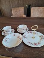 Vintage Theeset met Rozenmotief, Antiek en Kunst, Ophalen of Verzenden