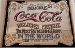 Vintage bord/spiegel Coca Cola, Huis en Inrichting, Ophalen, Gebruikt