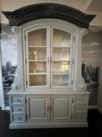 Eichholtz Buffetkast met loden kuif in kleur Swedish White, Ophalen, 200 cm of meer, Eichholtz, 150 tot 200 cm