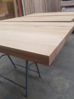 Massief Eiken tafelblad, paneel 120x80x 4 cmA-kwaliteit blad, Ophalen, Nieuw, 150 tot 200 cm, Hout