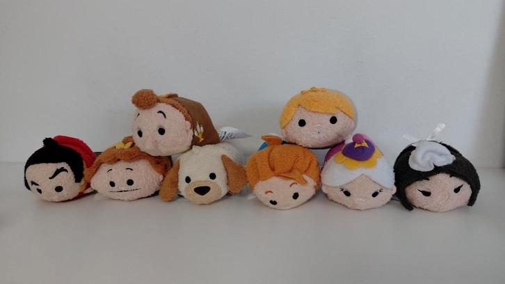 Tsum Tsum Disney belle en het beest set, Kinderen en Baby's, Speelgoed | Knuffels en Pluche, Zo goed als nieuw, Overige typen