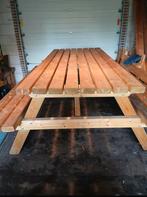 Nieuwe picknicktafel, Ophalen of Verzenden, Zo goed als nieuw, Rechthoekig, Hout