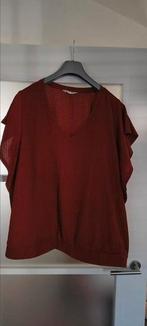 Leuk shirt oranje/Roestbruin maat  3XL valt als 54, Ophalen of Verzenden, Zo goed als nieuw, Oranje, Shirt of Top