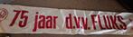 D.V.V. FLUKS  75 jaar Jubileum sjaal, Ophalen of Verzenden, Gebruikt, Overige binnenlandse clubs, Vaantje of Sjaal