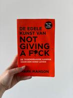 Mark Manson - De edele kunst van not giving a fuck, Boeken, Ophalen of Verzenden, Zo goed als nieuw, Mark Manson