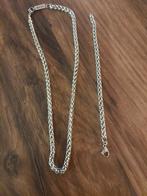 Icon ketting en armband unisex, Ophalen of Verzenden, Zo goed als nieuw, Zilver, Staal