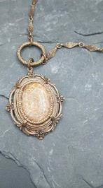 Trollbinde Lange Ketting met Slangenhuid - Designer Stuk, Ophalen of Verzenden