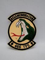 US Air Force patch 466th Tac. Fighter Squadron 'Diamondback', Verzenden, Luchtmacht, Amerika, Embleem of Badge