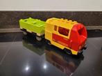Duplo locomotief "vracht" rood met wagon, met garantie, Kinderen en Baby's, Speelgoed | Duplo en Lego, Lego Systems A/S, Gebruikt