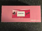 Gameboy Micro EUR Pink Complete in Box, Game Boy Micro, Ophalen of Verzenden, Zo goed als nieuw