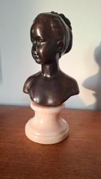 Beeld Buste Vrouw Meisje Gesigneerd Gabo, Antiek en Kunst, Ophalen of Verzenden