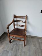 Antieke houten armstoel, Huis en Inrichting, Stoelen, Ophalen, Gebruikt, Bruin, Eén