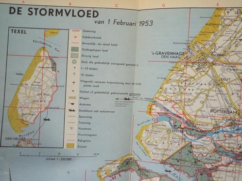 1953 DE RAMP Nationale uitgave voorwoord van H.M. & kaart &, Boeken, Geschiedenis | Vaderland, Gelezen, 20e eeuw of later, Ophalen of Verzenden