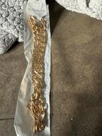 Grof Goudkleurige Schakelketting - Nieuw, Sieraden, Tassen en Uiterlijk, Kettingen, Ophalen of Verzenden, Nieuw, Goud, Overige materialen