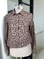 Ottod'ame blouse print als nieuw, Maat 38/40 (M), Ophalen of Verzenden, Bruin, Zo goed als nieuw