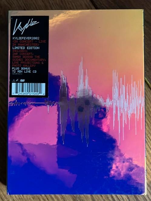 Kylie Minogue “Kylie Fever 2002 Live in Manchester”, Cd's en Dvd's, Dvd's | Muziek en Concerten, Zo goed als nieuw, Alle leeftijden