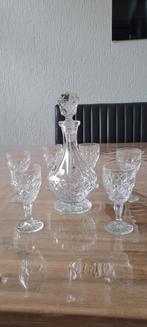 Kristallen karaf met 6 kristallen glaasjes, Ophalen