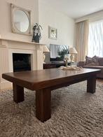 Eiken salontafel, Huis en Inrichting, Tafels | Salontafels, Ophalen, Gebruikt, 50 tot 100 cm, 150 tot 200 cm