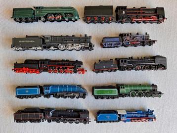 N Spoor Stoomlocomotieven statische modellen (lot 3) beschikbaar voor biedingen