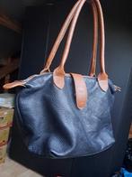 Vintage Borse in Pelle tas zwart leer, Sieraden, Tassen en Uiterlijk, Tassen | Damestassen, Ophalen of Verzenden, Zo goed als nieuw