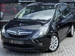 Opel Zafira Tourer 1.4 Turbo 140pk Cosmo 7p Navi Leder Cruis, Gebruikt, 4 cilinders, Zwart, Origineel Nederlands