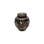 Vintage Chinees cloisonne gemberpotje, jaren 70, Antiek en Kunst, Curiosa en Brocante, Ophalen of Verzenden