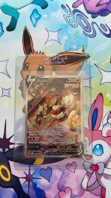 Misprint Miscut Error Flareon SWSH179 Pokemon beschikbaar voor biedingen