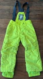 Skibroek Hema fluor geel maat 98 - 104, Ophalen of Verzenden, Zo goed als nieuw, Jongen of Meisje