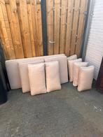 Tuinkussens loungeset beige/zandkleur, Ophalen, Gebruikt