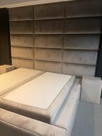 Boxspring bedden op maat NL fabrikaat snelle levertijden, Ophalen of Verzenden, 180 cm, 200 cm, Crème