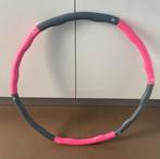 fitness hoelahoep hula hoop / sport hulahoepel grijs roze, Sport en Fitness, Ophalen of Verzenden