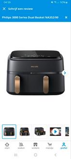 Philips 3000 dual airfryer, Ophalen of Verzenden, Zo goed als nieuw, Airfryer XXL