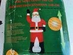 Opblaasbare kerstman, staande kerstman, decoratie, Diversen, Ophalen of Verzenden, Gebruikt