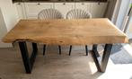 Landelijke eetkamertafel, Ophalen, 50 tot 100 cm, Zo goed als nieuw, Vijf personen of meer