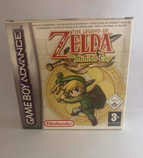 Zelda The Minish Cap GBA, Spelcomputers en Games, Games | Nintendo Game Boy, Zo goed als nieuw, Avontuur en Actie, 1 speler, Vanaf 3 jaar