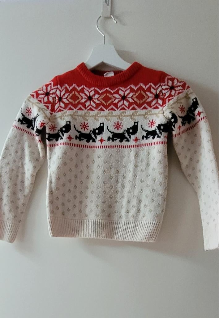 Takkie trui, Thermo spijkerbroek en winter trui, circa mt122, Ophalen