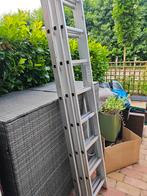 3 delige ladder per deel 8 treden, Ophalen, Gebruikt, 4 meter of meer