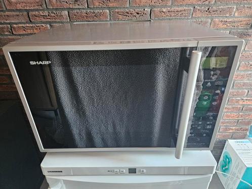 Sharp R961 INW, Witgoed en Apparatuur, Magnetrons, Zo goed als nieuw, Vrijstaand, 45 tot 60 cm, Oven, Ophalen